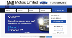 Desktop Screenshot of moffmotors.co.uk